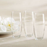 9 oz Stemless Champagne Glasses Set of 12