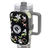 Blue Stallion Black Jasmine Tumbler Pouch