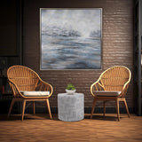 Indoor/Outdoor No Tip Cylinder Short Syros Fog
