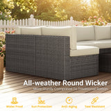 All Weather Outdoor 7-Piece Patio Furniture Set