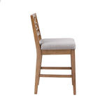 Ice Crackle Wood Counter/Bar Stool
