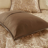 24-Piece Traditional Paisley Room-in-A-Bag Set, Brown