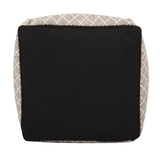 Square Pouf Grille Natural