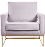 Noah - Accent Chair with Gold Legs