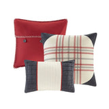 Wholesale Cabin Farmhouse Buffalo Check Comforter/Duvet Cover Set, Red