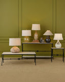 Agora White Travertine Console Table