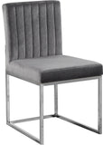Giselle - Dining Chair with Chrome Base (Set of 2)