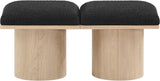 Pavilion - 2 Piece Modular Bench With Natural Base