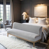 72" Sectional Sofa Comfy Couch For Living Room, Light Grey *
