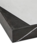 Sena Black & White Marble Tray