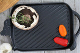 Chasseur French Cow Cast Iron Griddle 15-inch Black