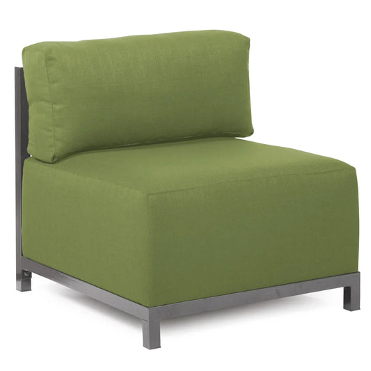 Axis Chair Seascape Moss Titanium Frame