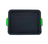 Reusable Square Silicone Baking Pan Nonstick Mold