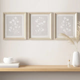 Wholesale Farmhouse White Floral Framed Wall Art