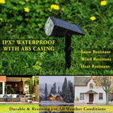 2-Pack Solar Landscape Spotlights Outdoor IPX7