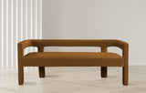 Athena - Velvet Bench - Saddle