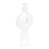 Matte White Towel Vase - Large