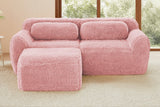 MELLOW 80" Loveseat with 1 Ottoman