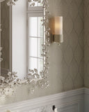 Forget-Me-Not Silver Rectangular Mirror