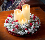 Adjustable Candle Ring / Mini Wreath, 2 Pack - 5 Styles to Choose From