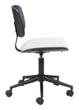 Duravel Office Chair White & Black