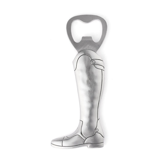 Blue Stallion Farm Riding Boot Zinc Bottle Opener