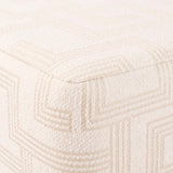 Indoor/Outdoor Universal Square Ottoman Syros Natural