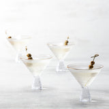 Jupiter Clear Gold Rimmed Martini 11.5oz
