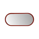 Osman Glossy Intense Rust Wall Mirror