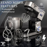 5.5QT 6-Speed Stand Mixer with LCD Display
