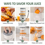 Electric Citrus Juicer, 90W Automatic Juice Squeezer