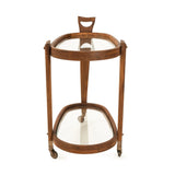 Oval Entertainment Bar Cart