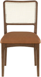 Atrium - Upholstered Seat Dining Chair With Brushed Brown Base (Set of 2)