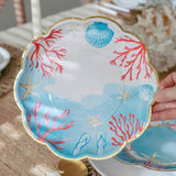 Beach Party Tableware Set Plates & Napkins 62 Pc