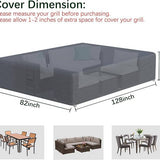 Rectangular Outdoor Patio Furniture Cover