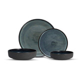 Northern Lights Aurora Blue 16pc Place Setting