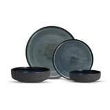 Northern Lights Aurora Blue 16pc Place Setting