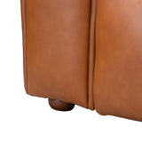 Clark Sectional Right Sofa - Cognac Leather