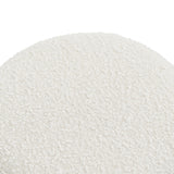 Wesley Ivory Boucle Stool