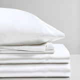Luxury Satin 6-Piece Sheet Set, White