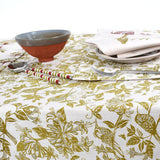 French Home Honeysuckle 59" X 98" Tablecloth - Chartreuse