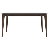 Lindsey Solid Wood White Top Dining Table
