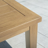 Alcudia Rectangular Patio Dining Table with 6 Classic Stationary Armchairs