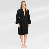 American Soft Linen Luxury Women’s 100% Cotton Turkish Bathrobe – Quick Dry, Soft, Absorbent & Lightweight