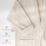 American Soft Linen Luxury Men’s Robe – 100% Cotton, Quick Dry, Turkish Bathrobe for Wholesale