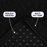 American Soft Linen 100% Cotton Bath Mat Rugs, 17x24 inches Slip Resistant Bottom Base Bath Mats for Bathroom - 50 Set Case Pack