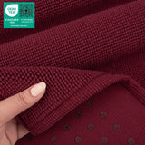 American Soft Linen 100% Cotton Bath Mat Rugs, 17x24 inches Slip Resistant Bottom Base Bath Mats for Bathroom - 50 Set Case Pack