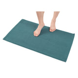 American Soft Linen 100% Cotton Bath Mat Rugs, 17x24 inches Slip Resistant Bottom Base Bath Mats for Bathroom - 50 Set Case Pack