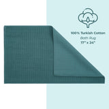 American Soft Linen 100% Cotton Bath Mat Rugs, 17x24 inches Slip Resistant Bottom Base Bath Mats for Bathroom - 50 Set Case Pack