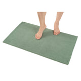American Soft Linen 100% Cotton Bath Mat Rugs, 17x24 inches Slip Resistant Bottom Base Bath Mats for Bathroom - 50 Set Case Pack
